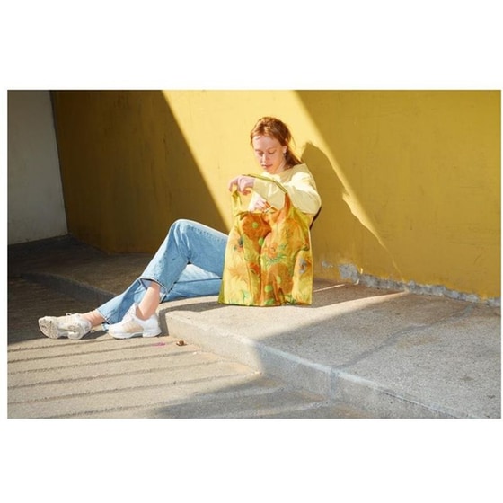 Τσάντα&nbsp;Αναδιπλούμενη Loqi&nbsp;Van&nbsp;Gogh&nbsp;Sunflowers image 2