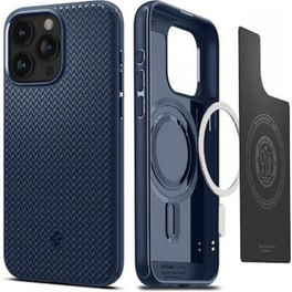 Θήκη Apple iPhone 15 Pro - Spigen MagSafe - Navy Μπλε