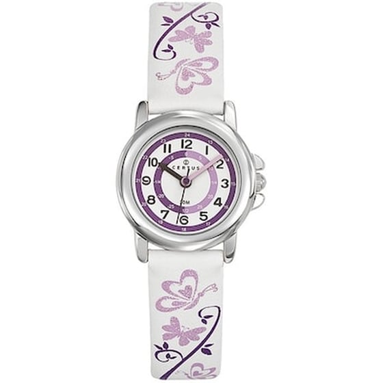Certus Casual Kids 647547 Παιδικό Ρολόι Μπαταρίας με Λευκό Δερμάτινο Λουράκι image 0