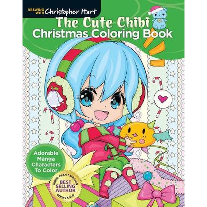 The Cute Chibi Christmas Coloring Book