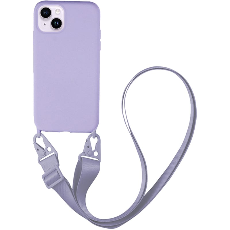 Θήκη Apple iPhone 14 - My Colors CarryHang Strap - Λιλά
