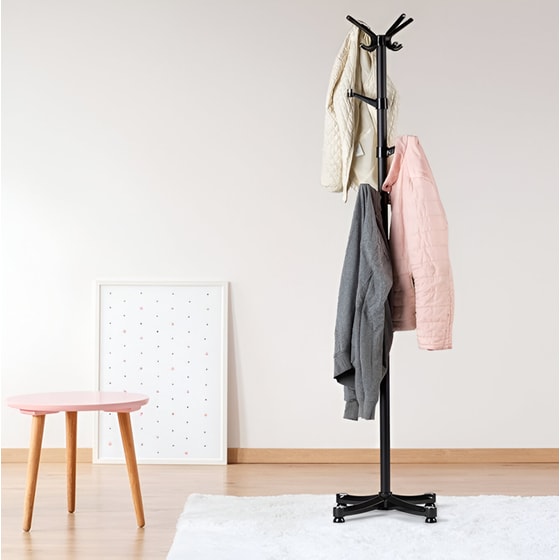 Καλόγερος Modernhome Ylt-0610 Μεταλλικός 48x180 cm - Μαύρος image 2