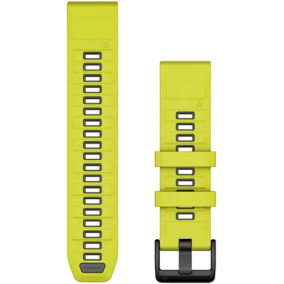 Λουράκι Garmin QuickFit 22 Silicone Band για Garmin QuickFit 22mm - Amp Yellow with Graphite image 0