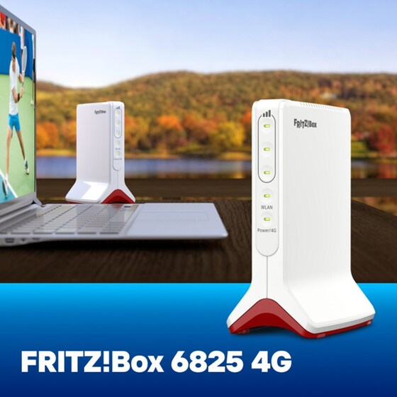 AVM FRITZ!Box 6825 4G Ασύρματο Router Wi-Fi 4 με 1 Θύρα Ethernet - Λευκό image 3