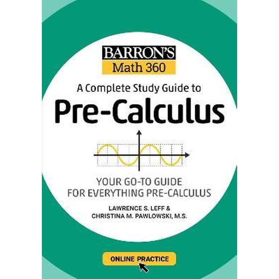 Barron's Math 360: A Complete Study Guide to Pre-Calculus with Online Practice image 0