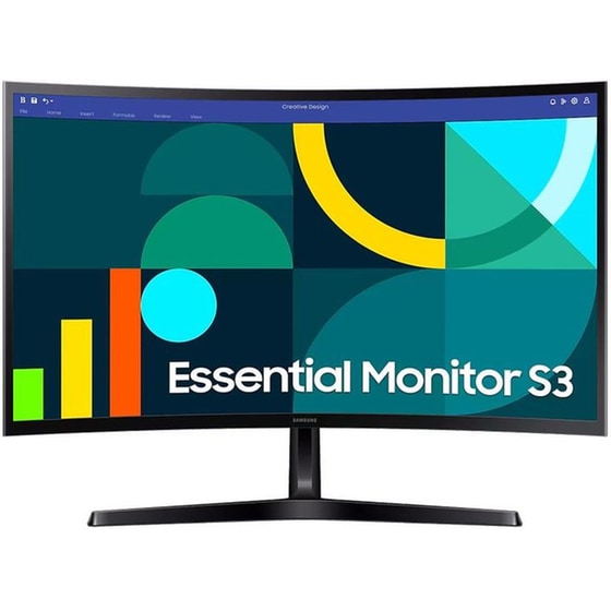Samsung Essential Monitor S3 S36GD LS27D366GAUXEN 27'' FHD VA Curved 100Hz 4ms image 0