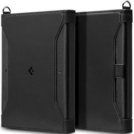 Θήκη Universal Passport Holder - Spigen Αντικλεπτική Θήκη/Πορτοφόλι Προστασίας RFID για Κάρτες/Διαβατήριο/Ταυτότητα - Black