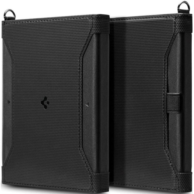 Θήκη Universal Passport Holder - Spigen Αντικλεπτική Θήκη/Πορτοφόλι Προστασίας RFID για Κάρτες/Διαβατήριο/Ταυτότητα - Black