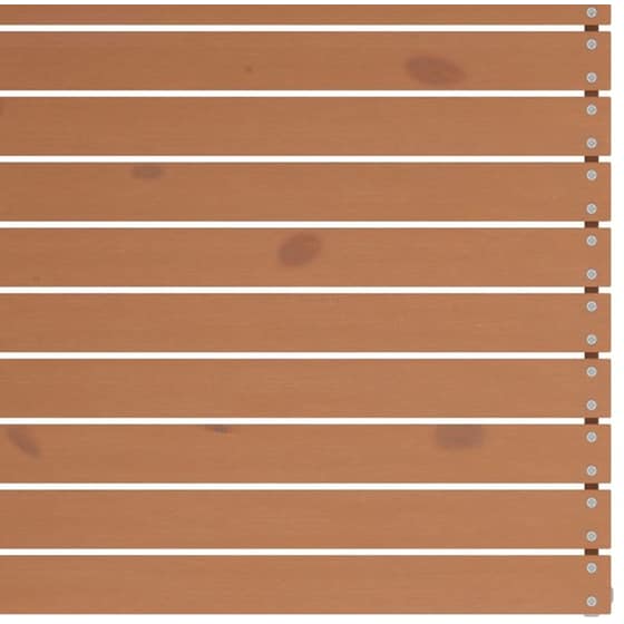 Διθέσιος Καναπές Κήπου VidaXL από Μασίφ Ξύλο Πεύκου 63.5x63.5x62.5 cm - Καφέ Μελί image 4