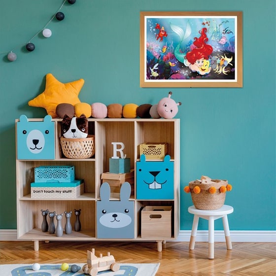 Παιδικό Παζλ Clementoni Maxi Supercolor Disney Η Μικρή Γοργόνα (24 Κομμάτια) image 2