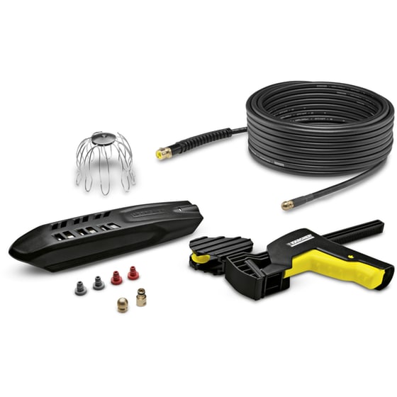 Σετ καθαρισμού αποφράξεων και υδρορροών KARCHER 20 M Μαύρο image 0