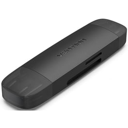 Card Reader Vention CLKB0 2 in1 USB-C - Μαύρο