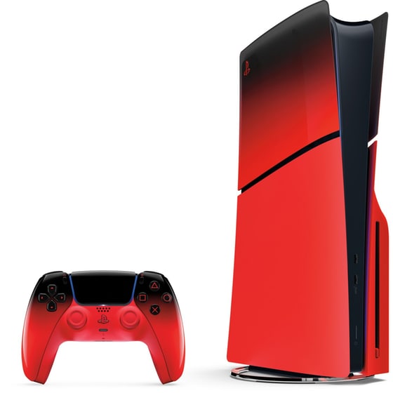Κάλυμμα Κονσόλας PlayStation 5 (Slim Edition) Hyperpop Collection - Techno Red image 4
