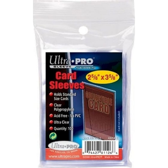 Ultra Pro Card Sleeves - Soft (100 Sleeves) image 1