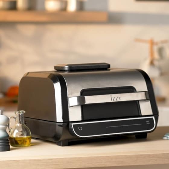 IZZY IZ-8265 με Πόρτα 1700 W Μαύρη/Ασημί Φριτέζα Αέρος & Grill image 14