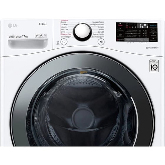 LG F1P1CY2W 17 kg 1.100 Στροφές Λευκό με Wi-Fi Πλυντήριο Ρούχων image 3