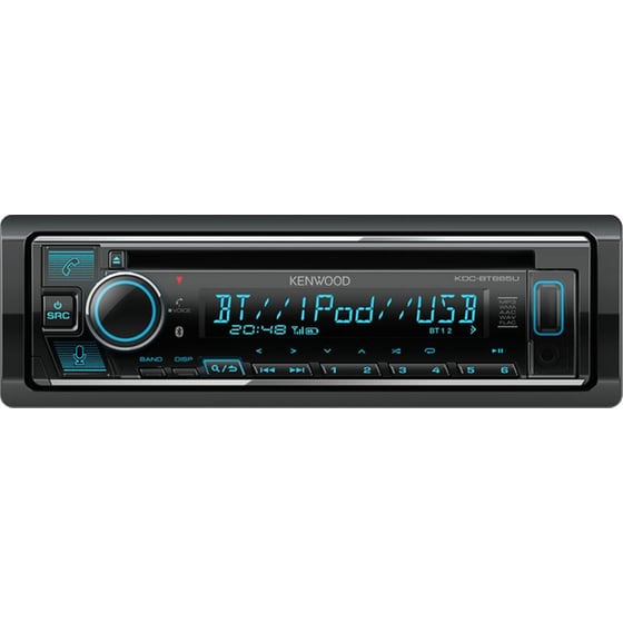 Kenwood KDCBT665U Ηχοσύστημα Αυτοκινήτου - Μαύρο image 0