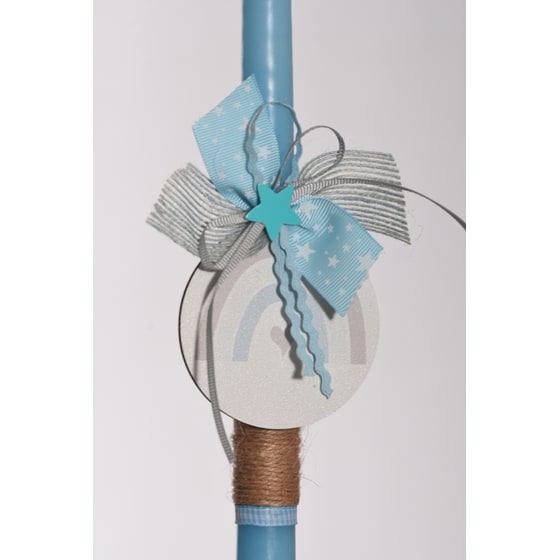 Λαμπάδα PERFECT MATCH&nbsp;Παιδική&nbsp;Ουράνιο&nbsp;Τόξο&nbsp;Γαλάζιο image 1