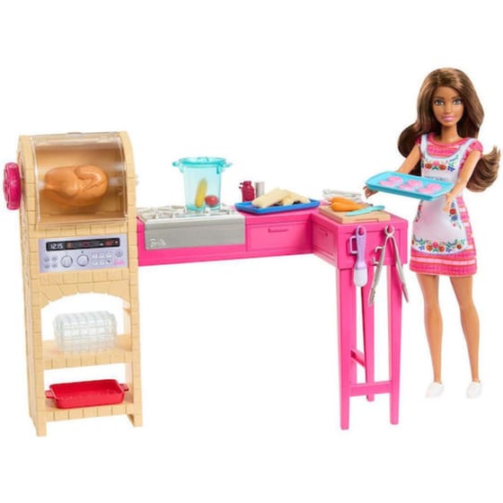 Mattel Barbie Recipe for Friendship – Κουζίνα Μαγειρικής Κούκλα Τερέζα image 0
