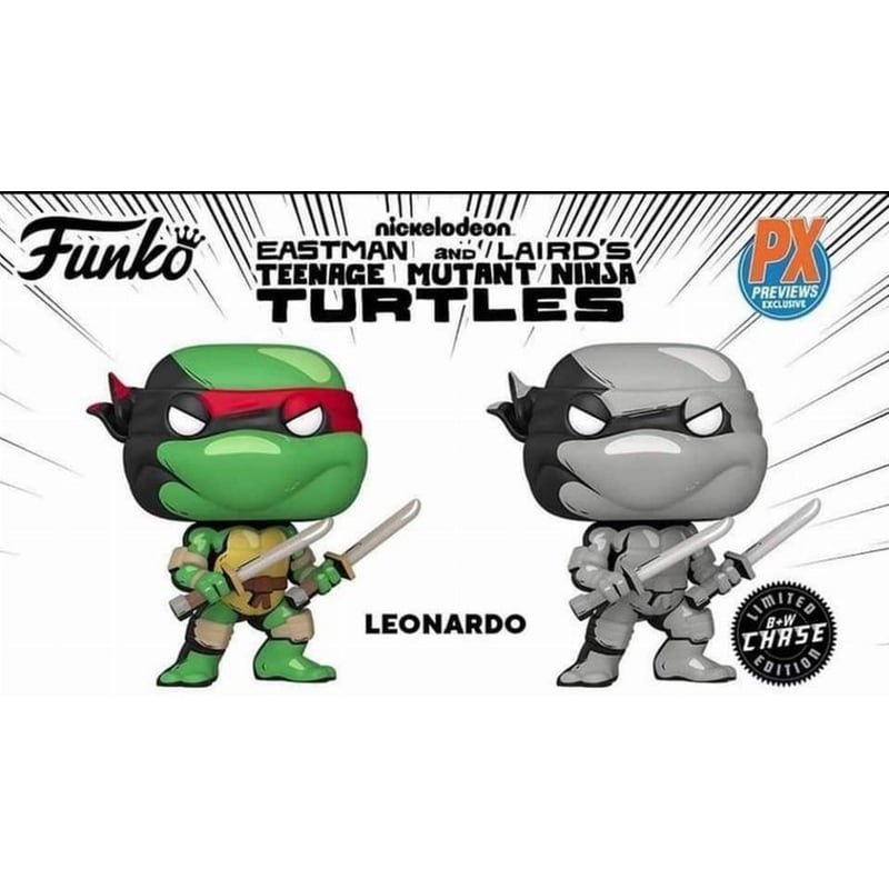 Φιγούρα Funko Pop! Movies: Teenage Mutant Ninja Turtles - Leonardo 32 And Chase (2-Pack)