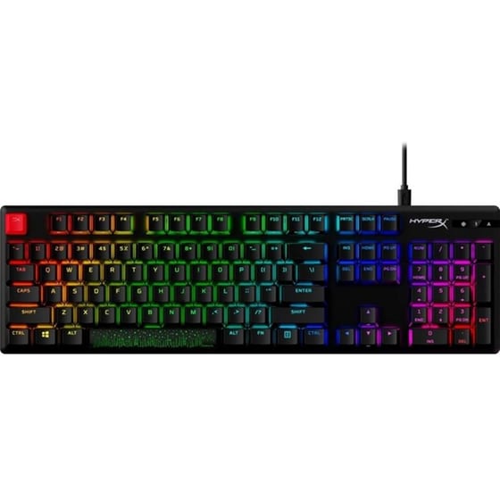 HyperX Alloy Origins PBT Μηχανικό Gaming Ενσύρματο Πληκτρολόγιο RGB Μαύρο (US) image 0