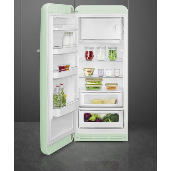 SMEG FAB28LPG5 270 Lt Παστέλ Πράσινο Μονόπορτο Ψυγείο image 1