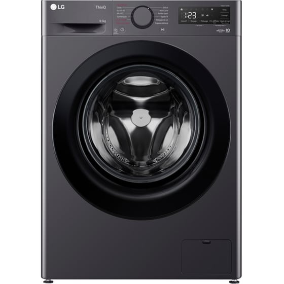 LG F2WV308S6AB Slim με Direct Drive Μοτέρ 8.5 kg 1.200 Στροφές Ανθρακί Πλυντήριο Ρούχων image 0