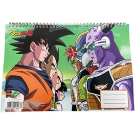 Μπλοκ Ζωγραφικής Gim Α4 Σπιράλ Dragon Ball 30 Φύλλων