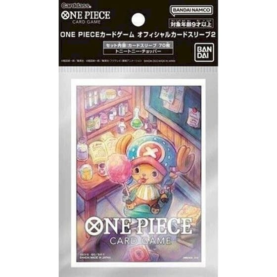 Bandai Card Sleeves One Piece Card Game Chopper (70 Sleeves) image 0