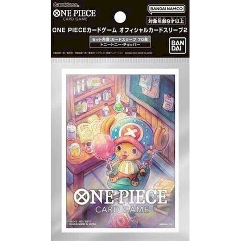 BANDAI NAMCO Bandai Card Sleeves One Piece Card Game Chopper (70 Sleeves)