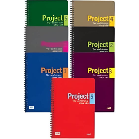 Τετράδιο Σπιράλ NEXT Β5 5 Θεμάτων Project (1 Τεμάχιο) image 0