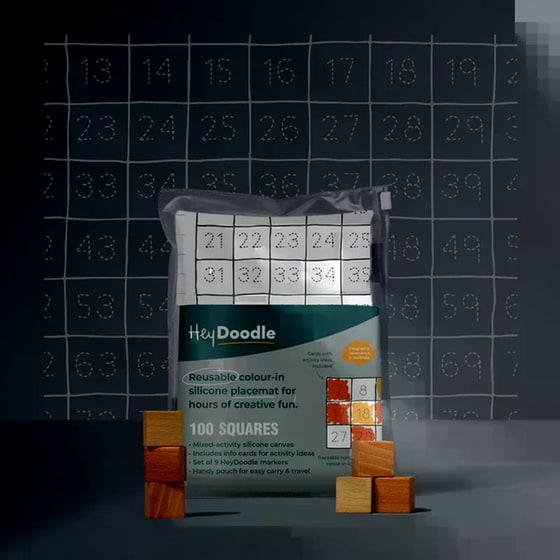Χαλάκι Ζωγραφικής Hey Doodle 100 Squares Large image 8