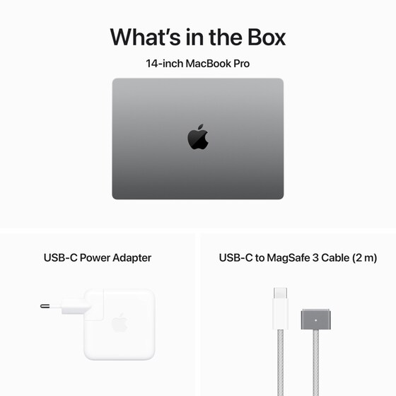 Apple MacBook Pro 14" M3 Chip QHD+ (Apple M3 8 Cores/8GB/1TB SSD/10 Core GPU/macOS) Space Gray image 9