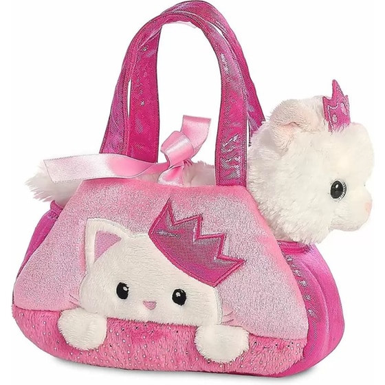 Λούτρινο AURORA Fancy Pals Γατούλα Πριγκήπισσα σε Τσαντάκι (20cm) image 0