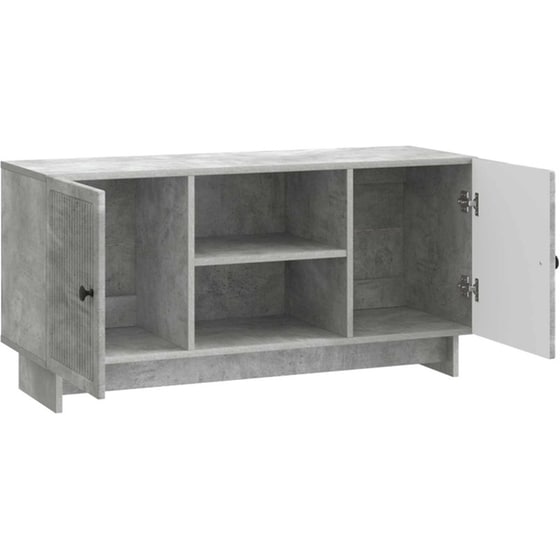 Έπιπλο Τηλεόρασης VidaXL 102x34.5x50 cm - Γκρι Σκυροδέματος image 4