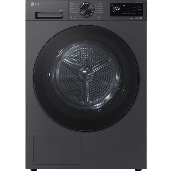 LG RHX5009NBB ΒΚ 9 kg με Αντλία Θερμότητας Ανθρακί με WiFi Στεγνωτήριο Ρούχων image 0