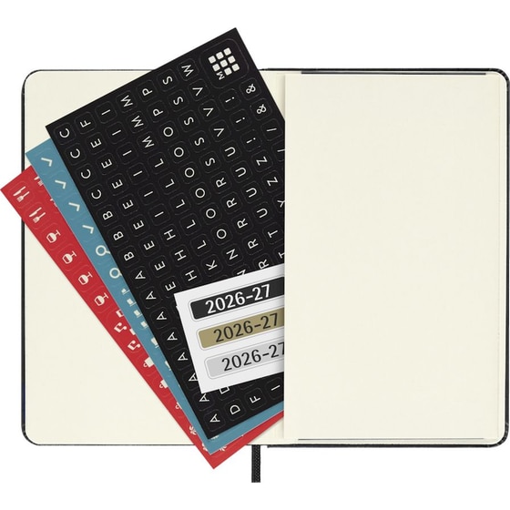 Ημερολόγιο Εβδομαδιαίο 2027 Moleskine 18Μ Pocket Hardcover Μαύρο image 4