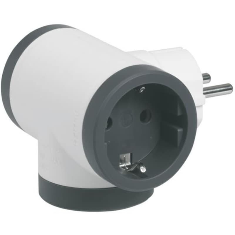 SURGE PROTECTOR LEGRAND 3 OUT WHITE/GREY