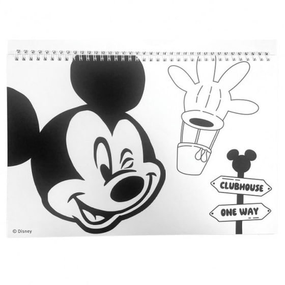 Μπλοκ Ζωγραφικής & Αυτοκόλλητα Gim 40Φ. Mickey image 2