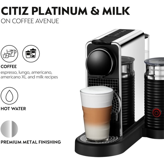 Nespresso® Original Citiz&Milk Platinum Krups Stainless Steel Μηχανή Καφέ image 8