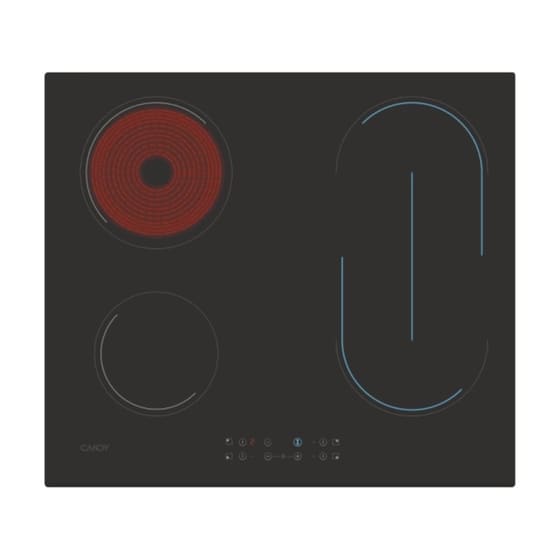 CANDY FXIDC X615 & CH64BVT 80 Lt Inox Eντοιχιζόμενο Σετ Φούρνος και Εστία image 6