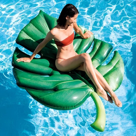 Στρώμα Θαλάσσης Intex Palm Leaf Mat 213 cm - Πράσινο image 2