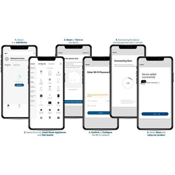 Tellur TSH02 θερμοστάτης με Wi-Fi image 1