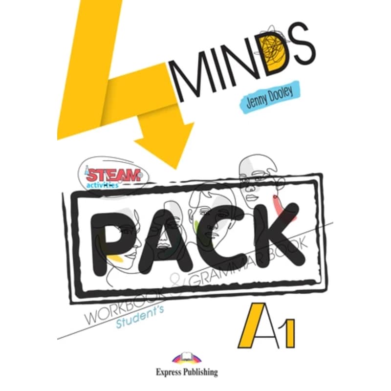 4Minds A1 Workbook and Grammar Students Book (with DigiBooks App)