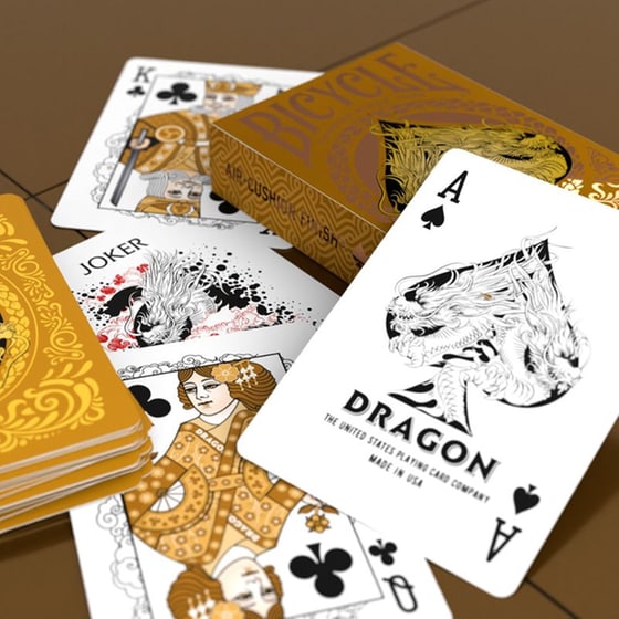 Τράπουλα Bicycle - Gold Dragon image 2