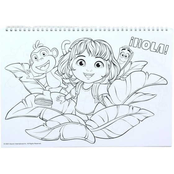 Μπλοκ Ζωγραφικής Gim A4 40Φ Dora The Explorer image 2