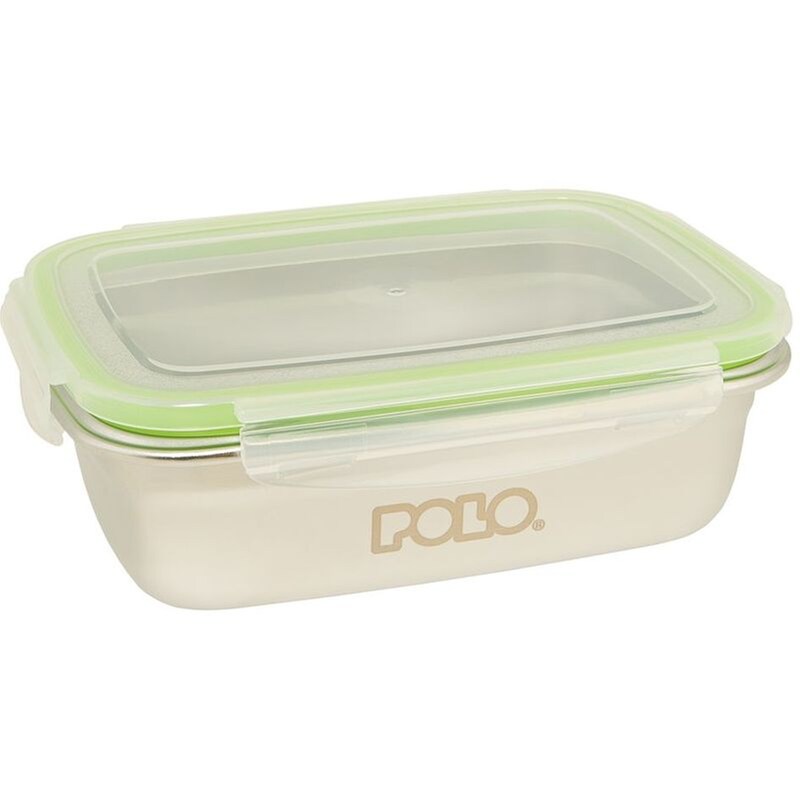 Φαγητοδοχείο Polo Transparent Cup Stainless Steel 850ml