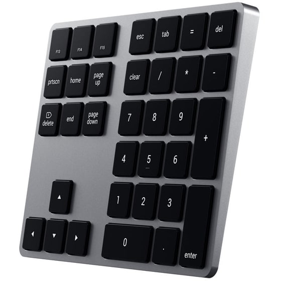 Satechi Aluminum Extended Ασύρματο Bluetooth Αριθμητικό Πληκτρολόγιο image 1
