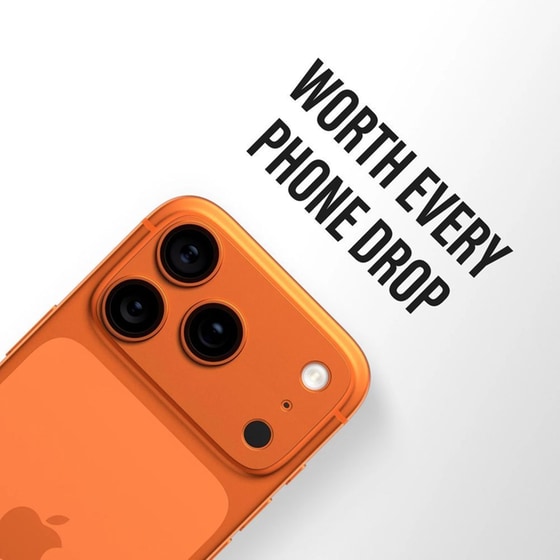 Προστατευτικό καμερών Apple iPhone 17 Pro - PanzerGlass Fender Camera Protector - Cosmic Orange image 10