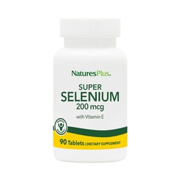Μέταλλα Nature's Plus Super Selenium With Vitamin E 200mcg - 90  ταμπλέτες
